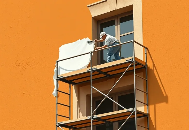 Ravalement de façade en pierre, nettoyage et application d'enduit